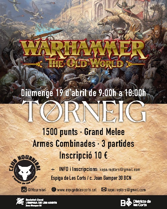 Torneig Warhammer “The Old World”